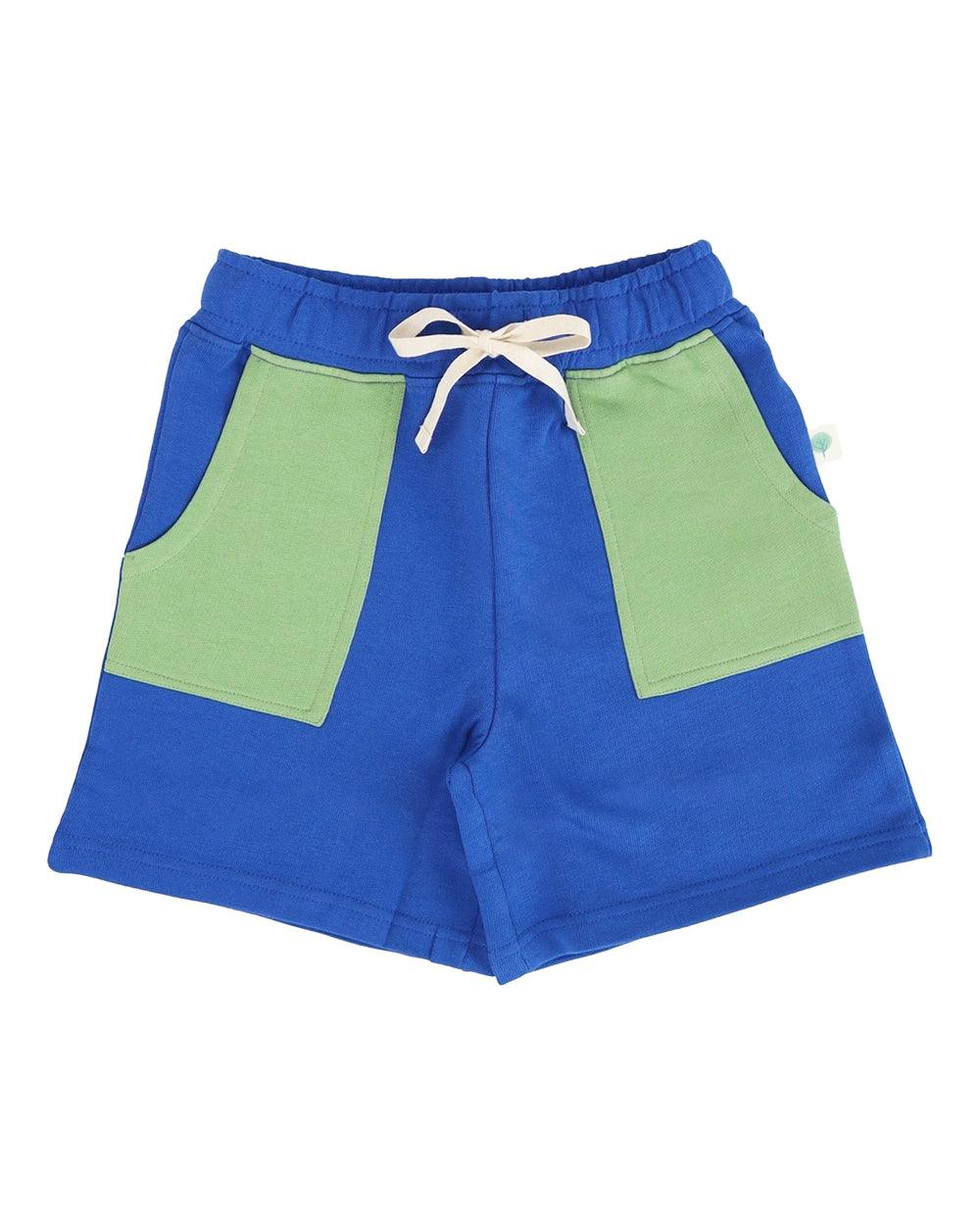 Kids' Organic Blue Shorts