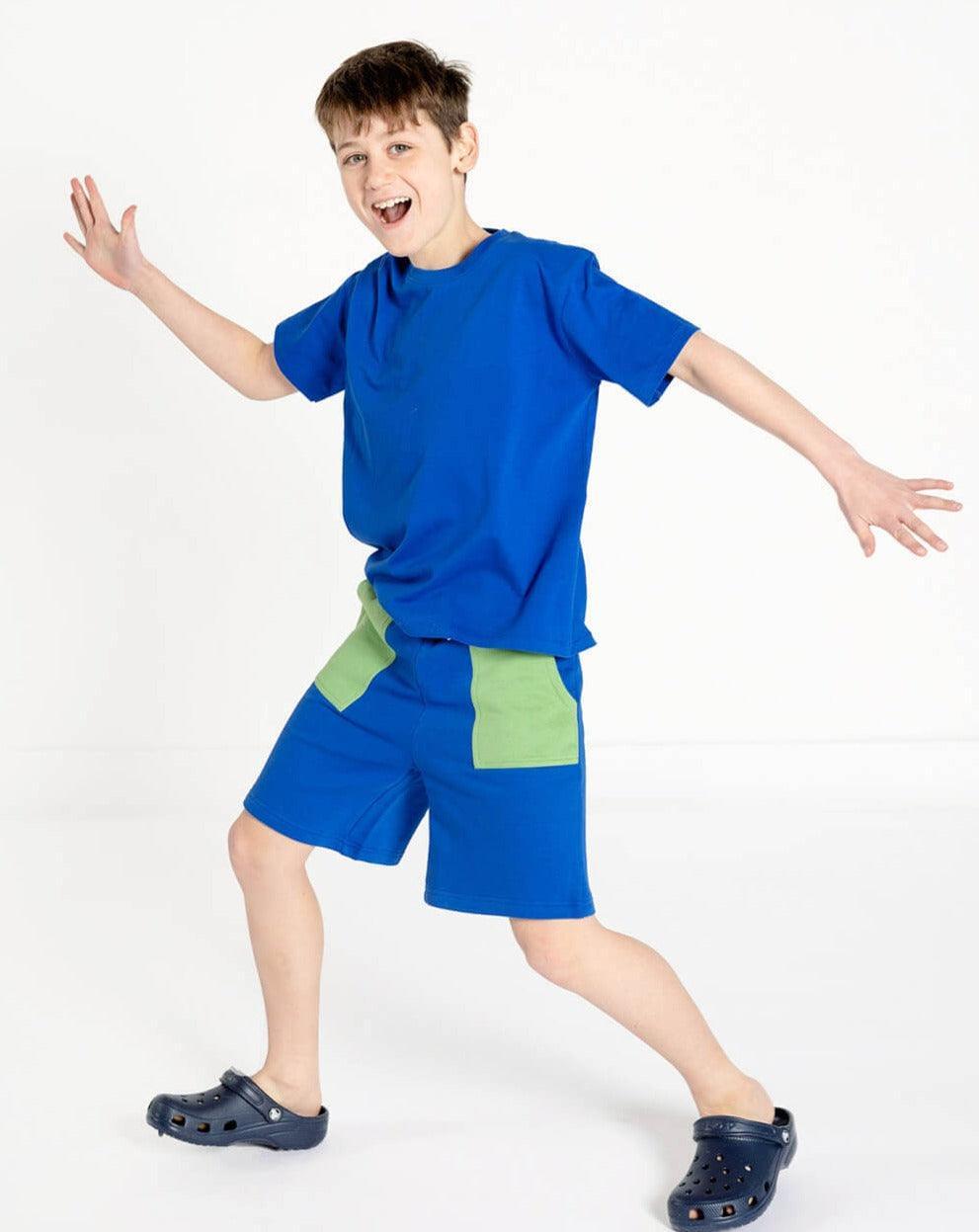 Color Block Shorts