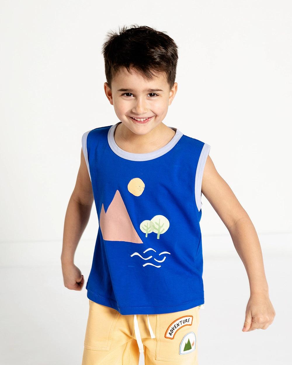 Kids Blue Tank Top