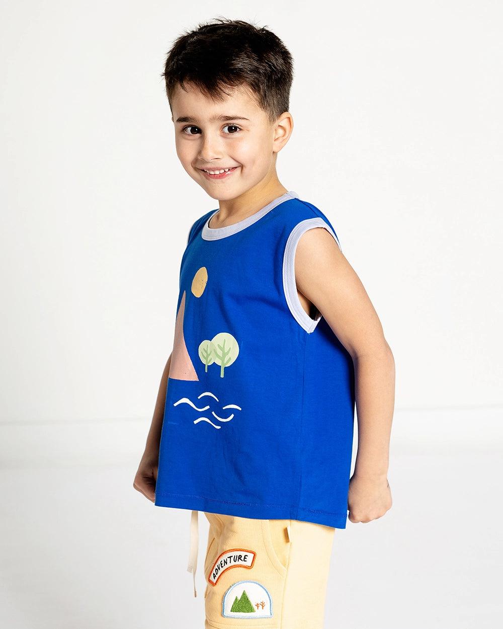 Kids Blue Tank Top