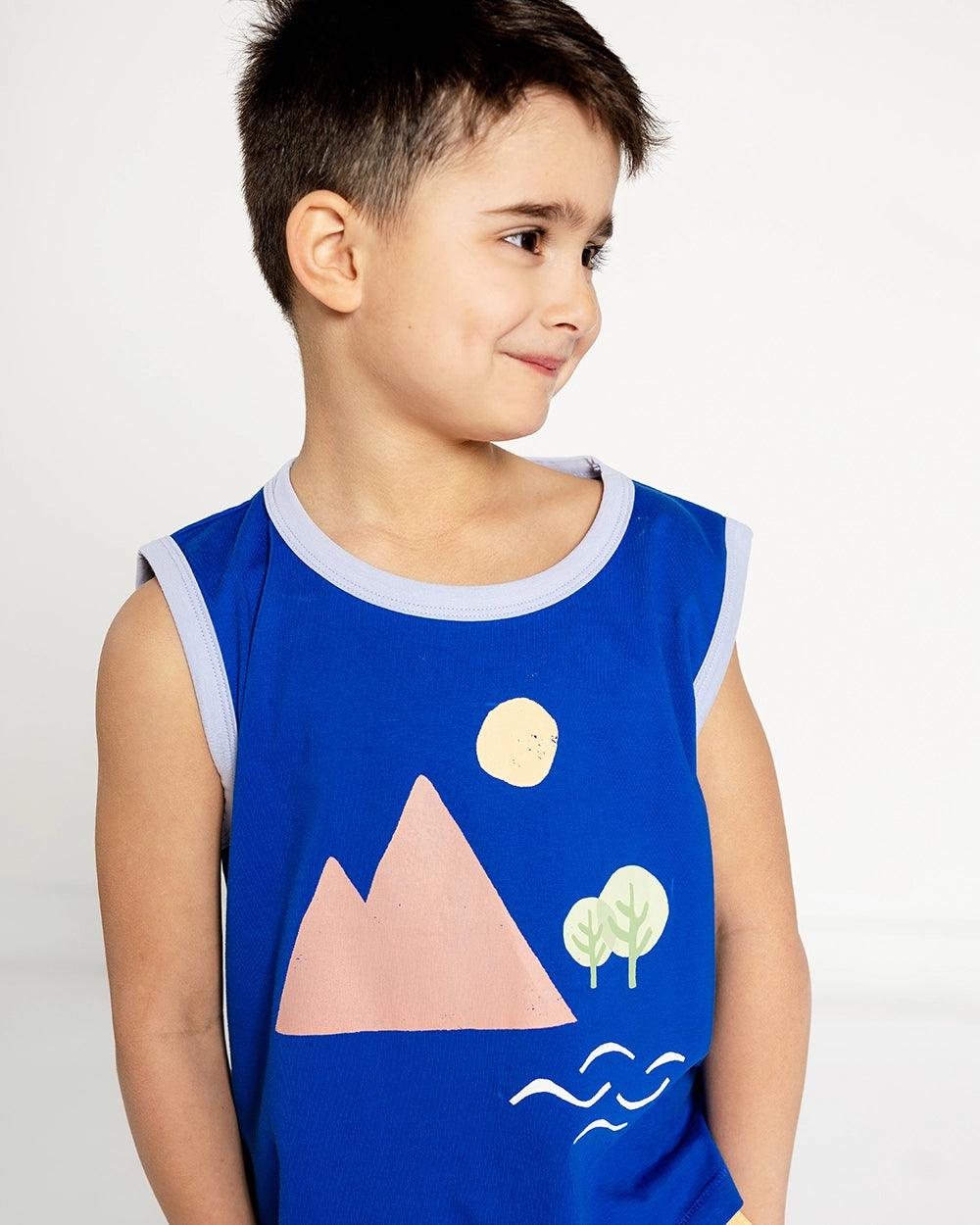 Blue Tank Top