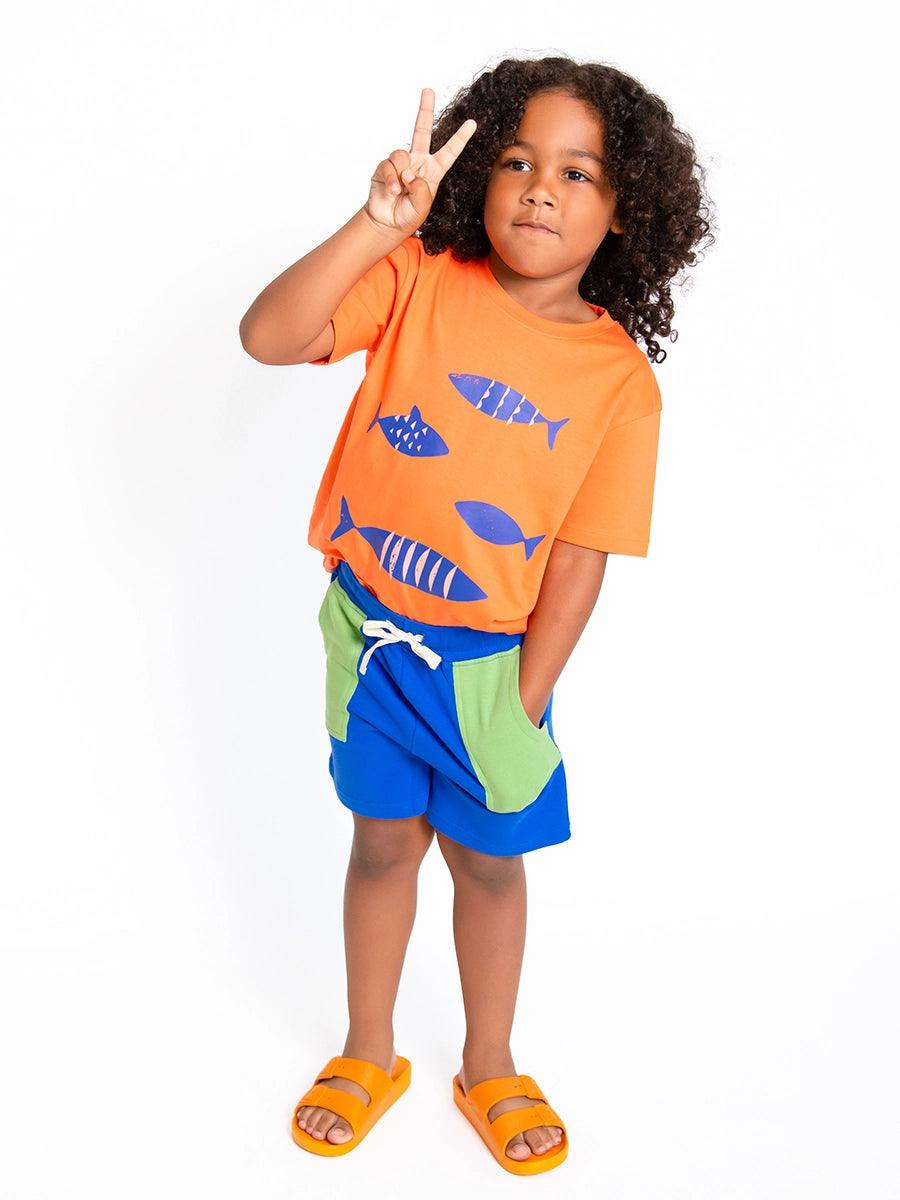 Kids Blue Shorts