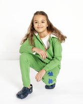 Kids Organic Cotton Green Sweatpants