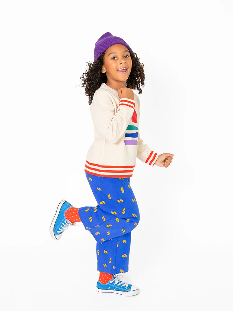 Girls Wide Leg Organic Sweatpants