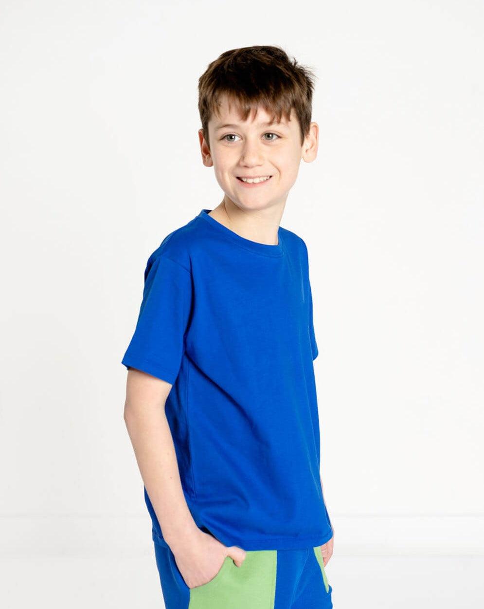 Kids Organic Cotton t-Shirt - Blue