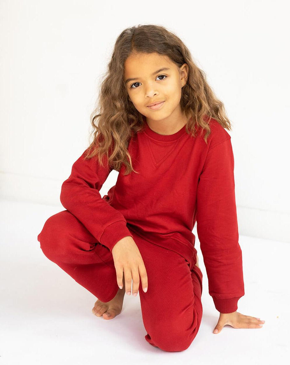 Toddler Organic Fleece Sweatshirt-Milky Green