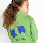 Kids' Green Organic Hoodie